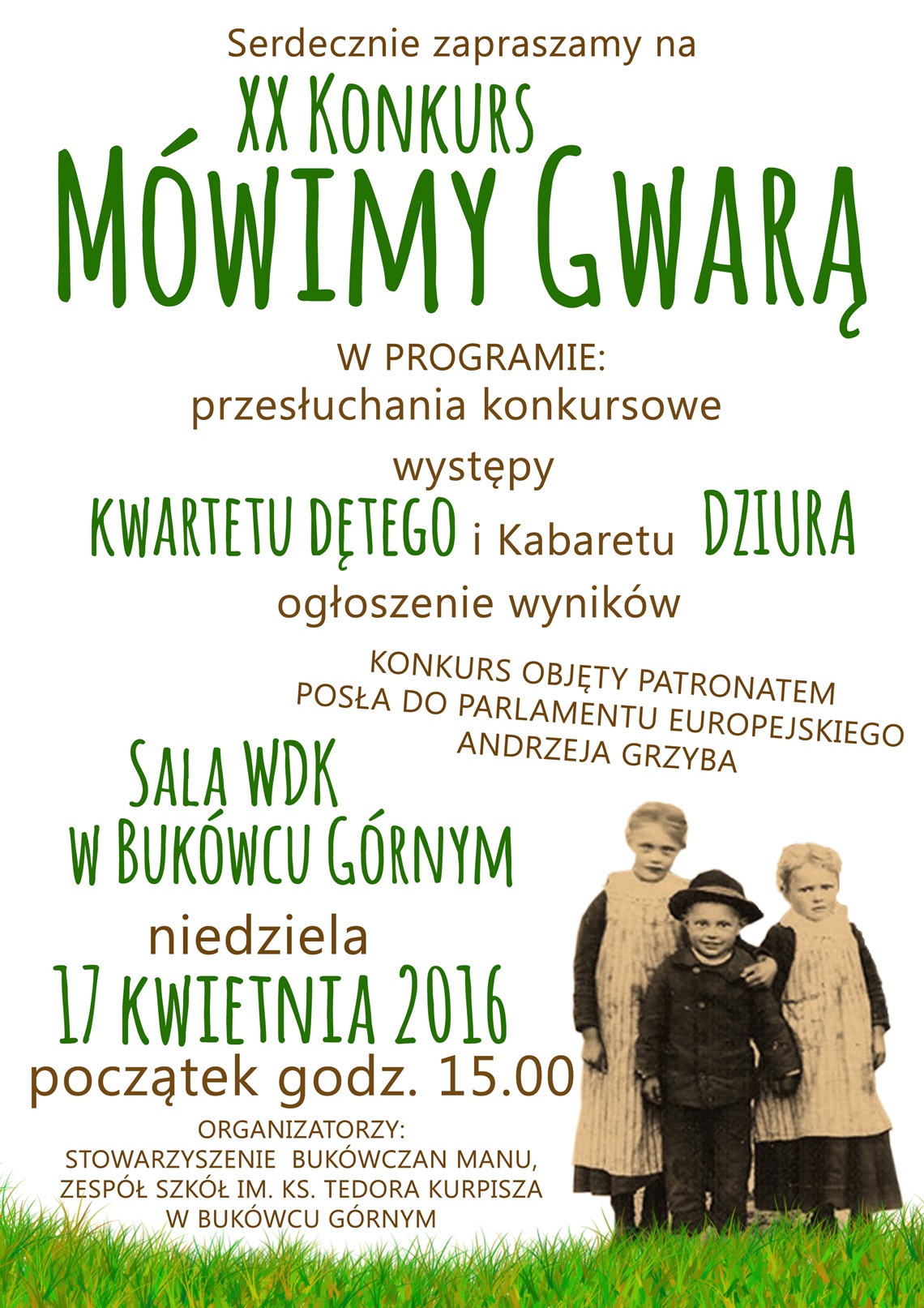 Mówimy Gwarą 2016 - zaproszenie 